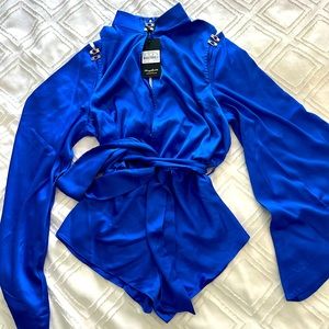 Honey Birdette Melissa Blue Romper NWT Medium

Ships in HB bag